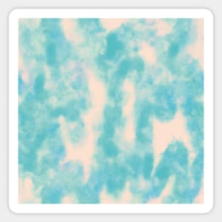 Turquoise Abstract Pattern Sticker